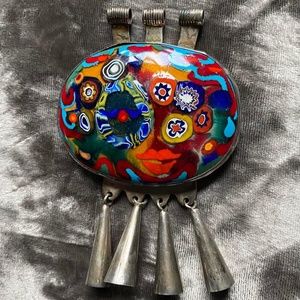 Extraordinary Sterling Silver piece from Mexico-SIGNED by the ARTIST